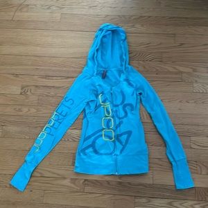 Joshua Perets Blue Hoodie.